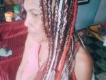 Mi clienta complacida trenzas africanas