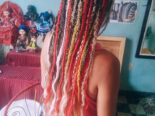 Mi clienta complacida trenzas africanas