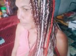 Mi clienta complacida trenzas africanas