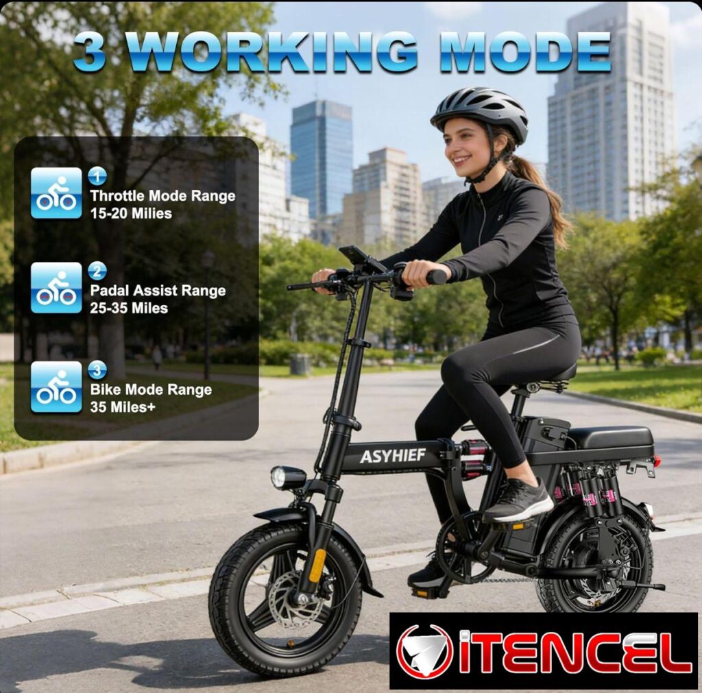 BICICLETA ELÉCTRICA PLEGABLE 14" 1200W 48V - NUEVA EN CAJA - $500 USD — foto 2