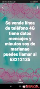 Se vende línea