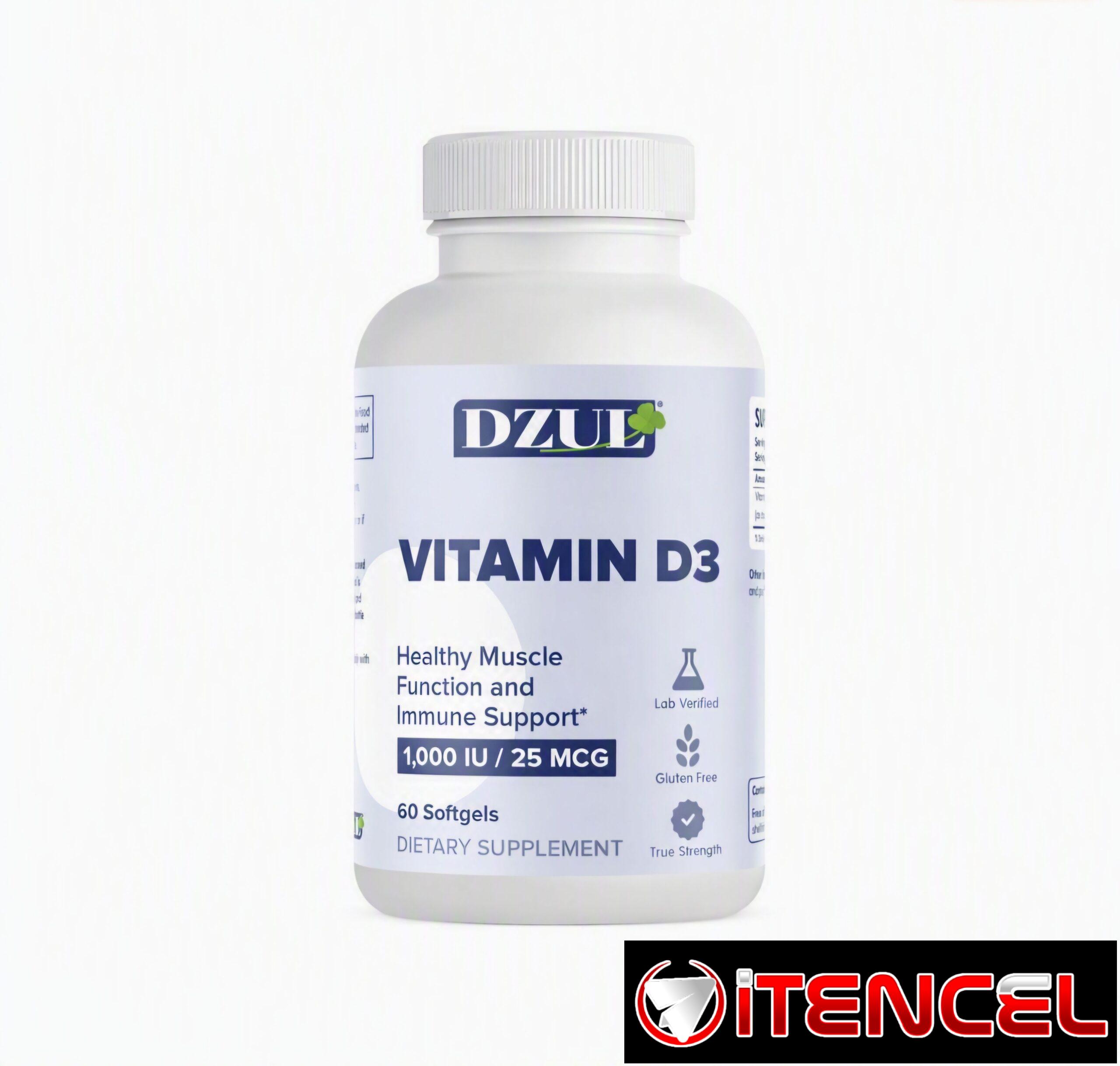 Vitamina D3 60 cápsulas
