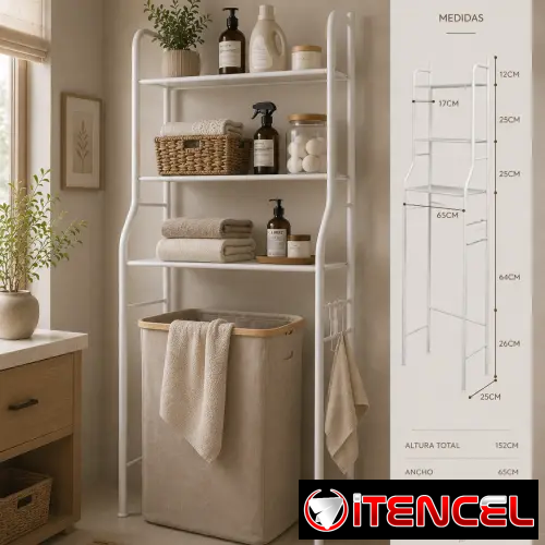 Organizador para taza del baño