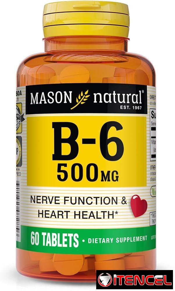 Vitamina B6 60 tabletas