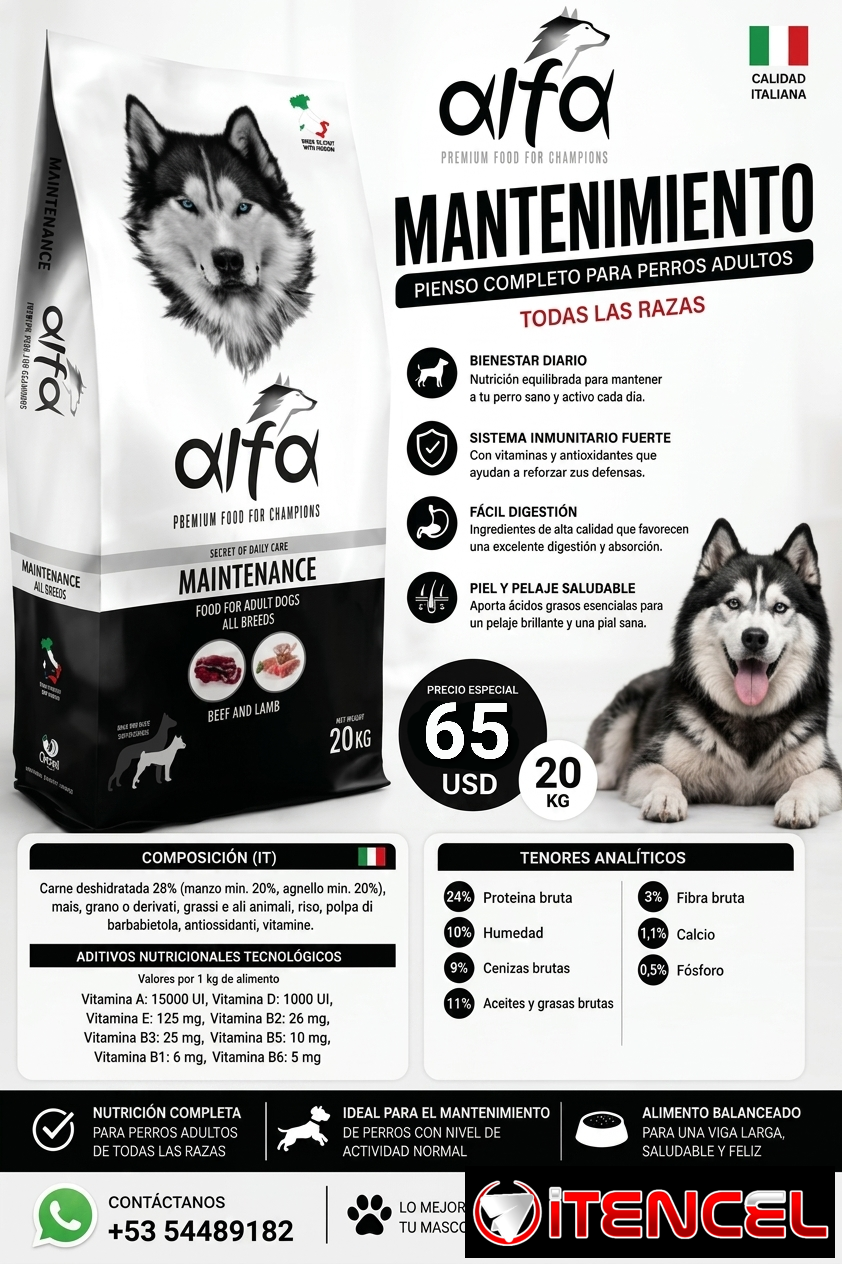 PIENSO PARA PERROS Y GATOS DE LA MEJOR CALIDAD