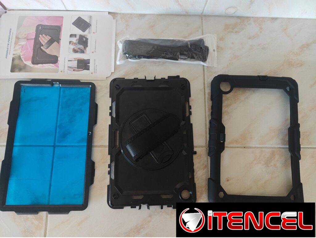 Funda nueva Gerutek forro color negro para Samsung Galaxy tab s6 Lite extra protegida y comoda — foto 1
