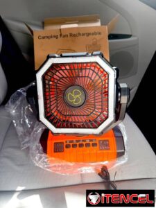 Ventilador recargable