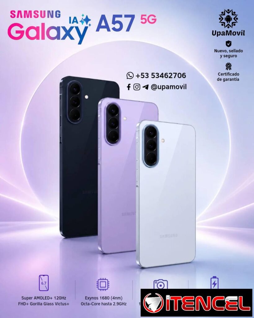 Samsung Galaxy A57 5G ~ 8Gb RAM (2026) SELLADO + GARANTIA