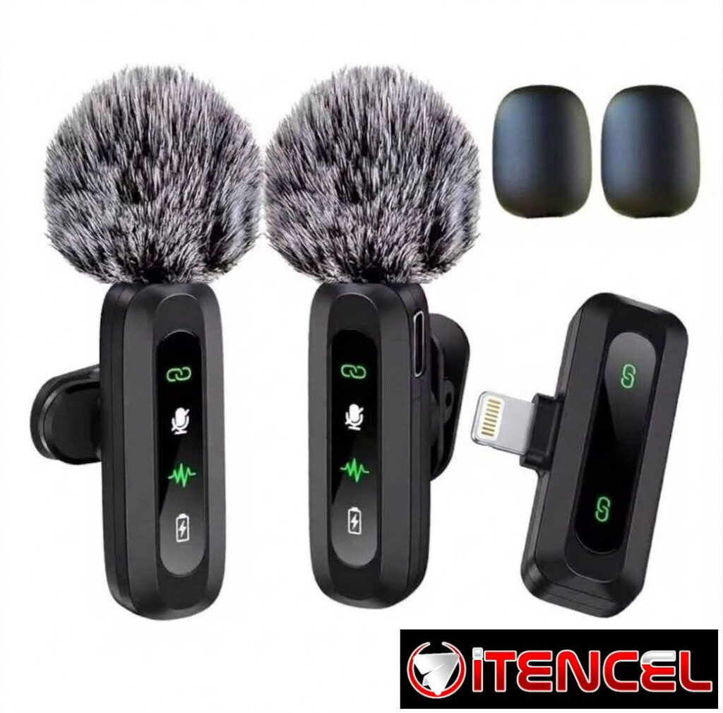 Micrófono de Solapa Lavalier inalámbrico digital con conexión para Android y iPhone *Tienda Online* — foto 1