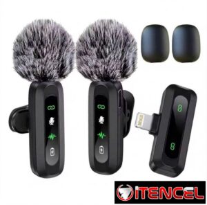 Micrófono de Solapa Lavalier inalámbrico digital con conexión para Android y iPhone *Tienda Online*