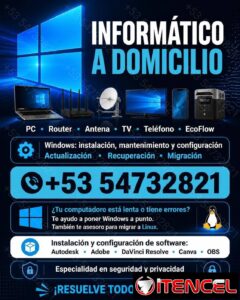 INFORMÁTICO A DOMICILIO