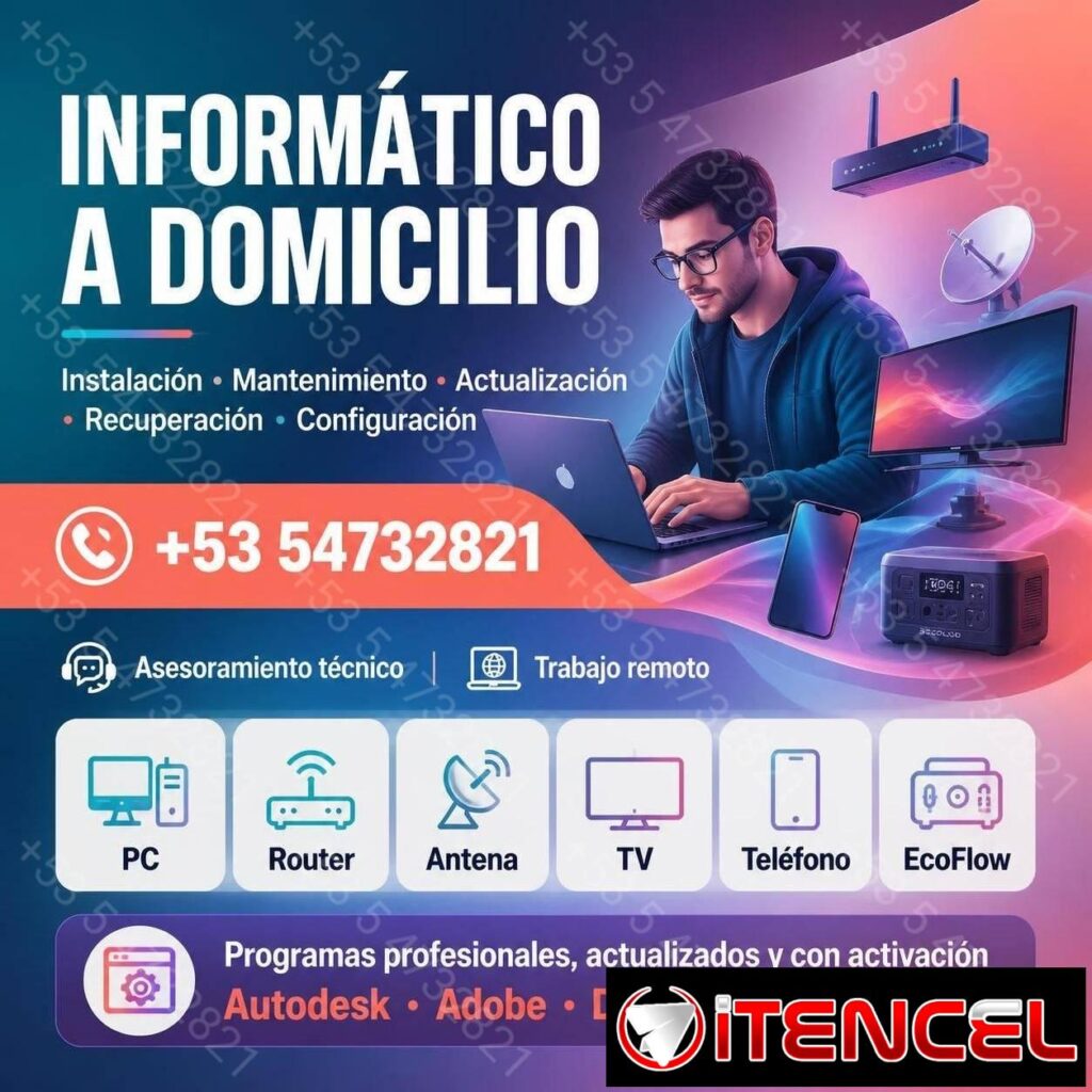 INFORMÁTICO A DOMICILIO
